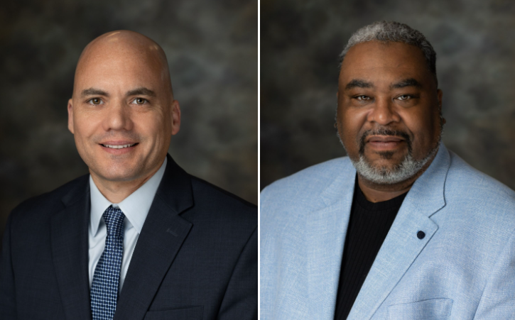  Left: John White, Mark Twain Elementary;  Right: Chris Gardner, John Marshall Enterprise Middle